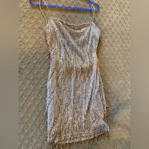 MINI FRINGE DRESS